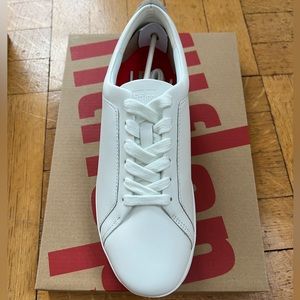 Women’s white leather Rally sneaker. Unworn size 7